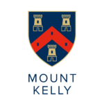 Mount Kelly logo including its coat of arms.