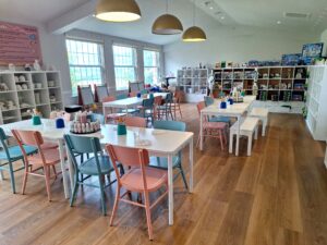 Pottery painting room at The Mole Resort 