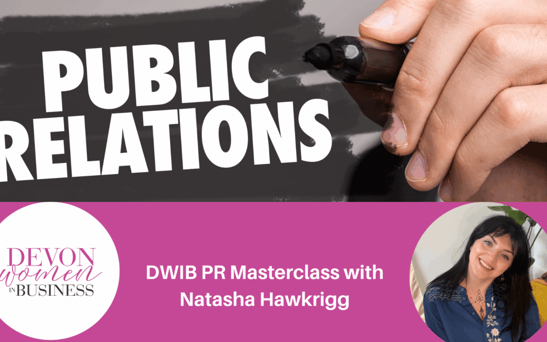 PR Masterclass with Natasha Hawkrigg