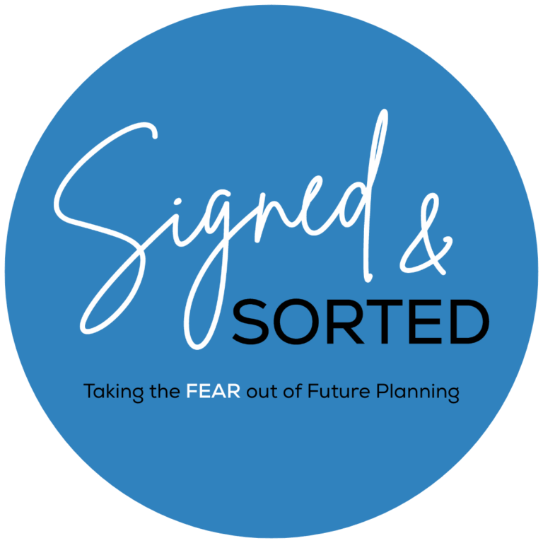 SignedSorted Logo Round with Tagline 768x768