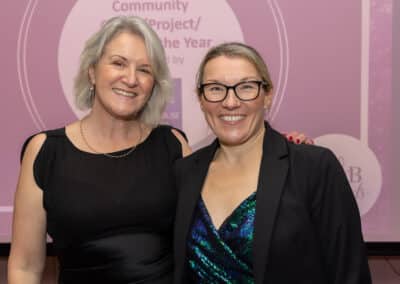 Louise Jenner and Davina Cull (DCRSAS) at the DWIB Awards 2025