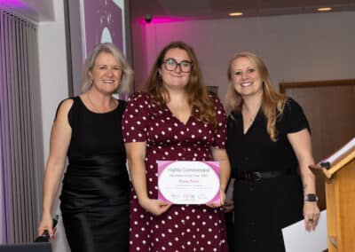 Louise Jenner, Bryony Pearton and Katie Hensby