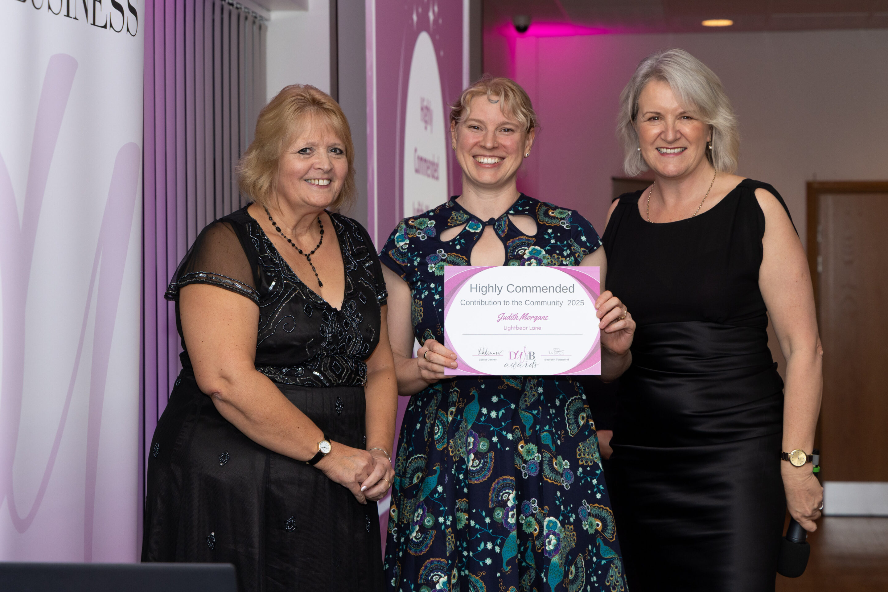 Jenny Paton, Judith Morgane and Louise Jenner