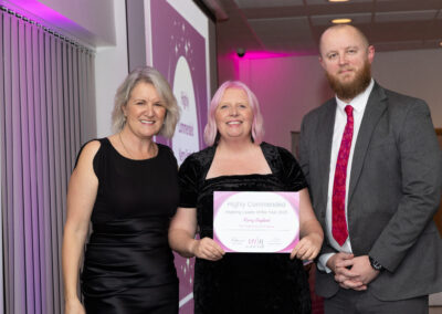 Louise Jenner, Kerry England and Gavin Harris