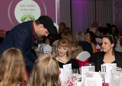 Magician, Richard James, entertains guests at the DWIB Awards 2025.