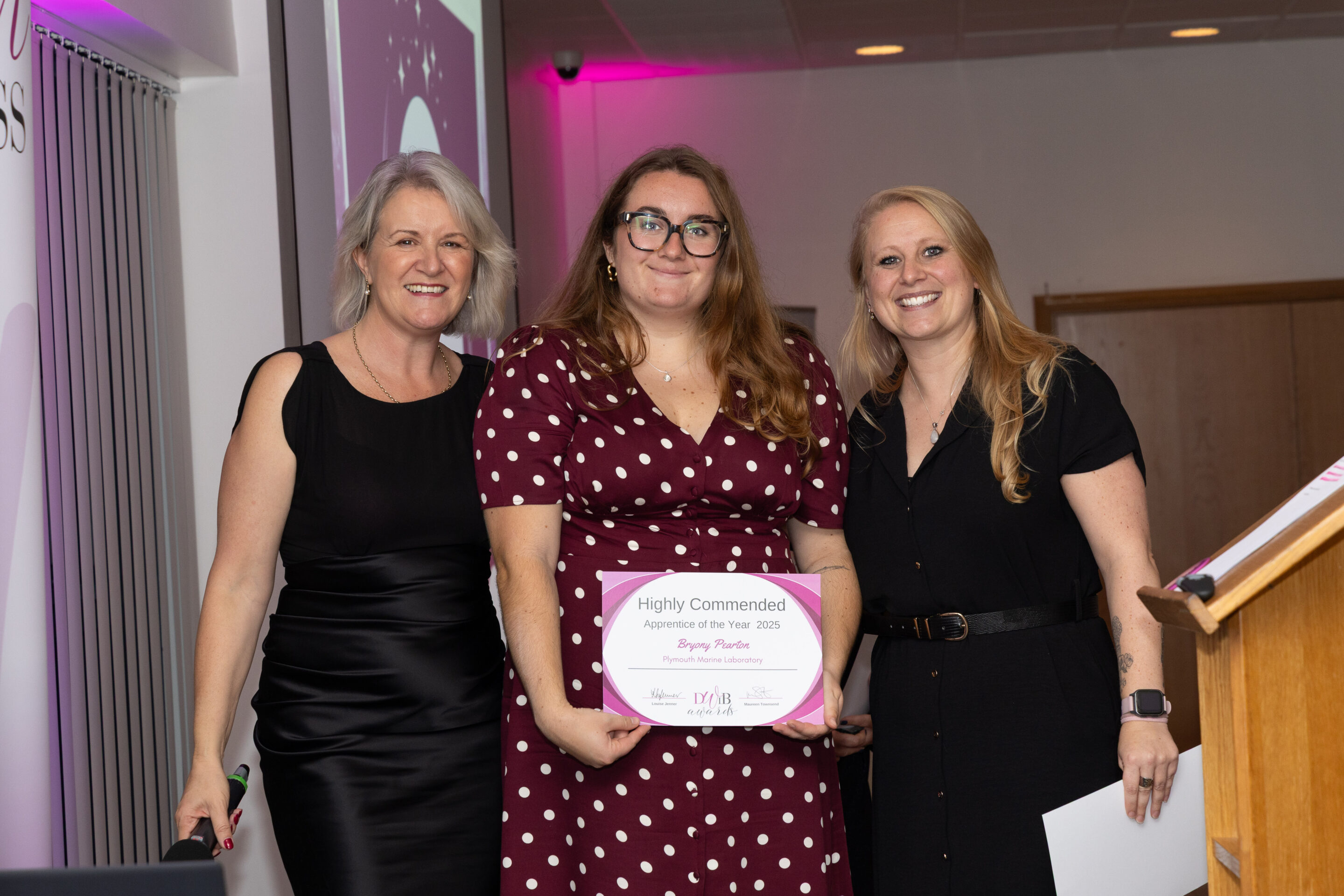 Louise Jenner, Bryony Pearton and Katie Hensby