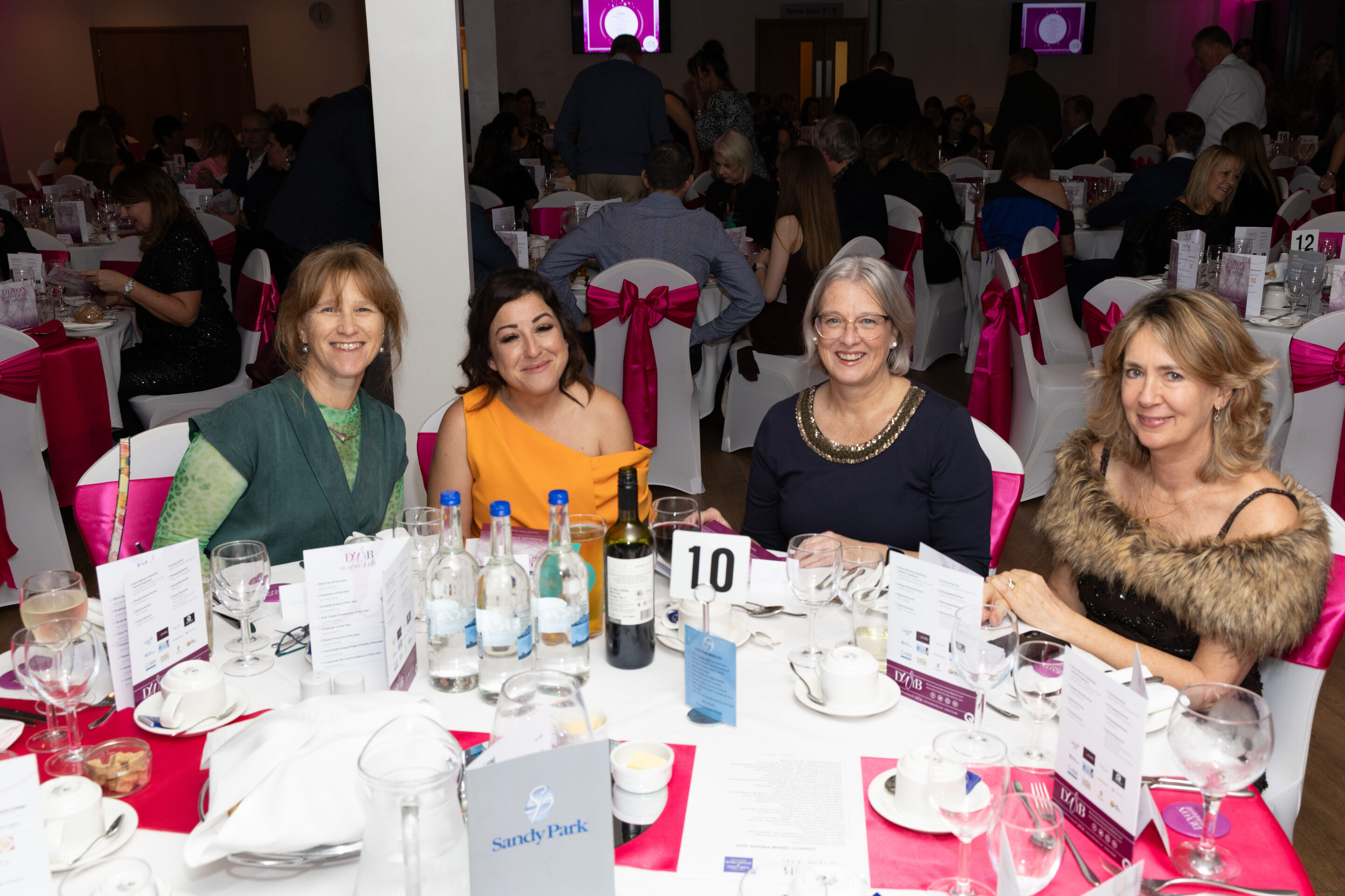 Table setting for the DWIB Awards 2025