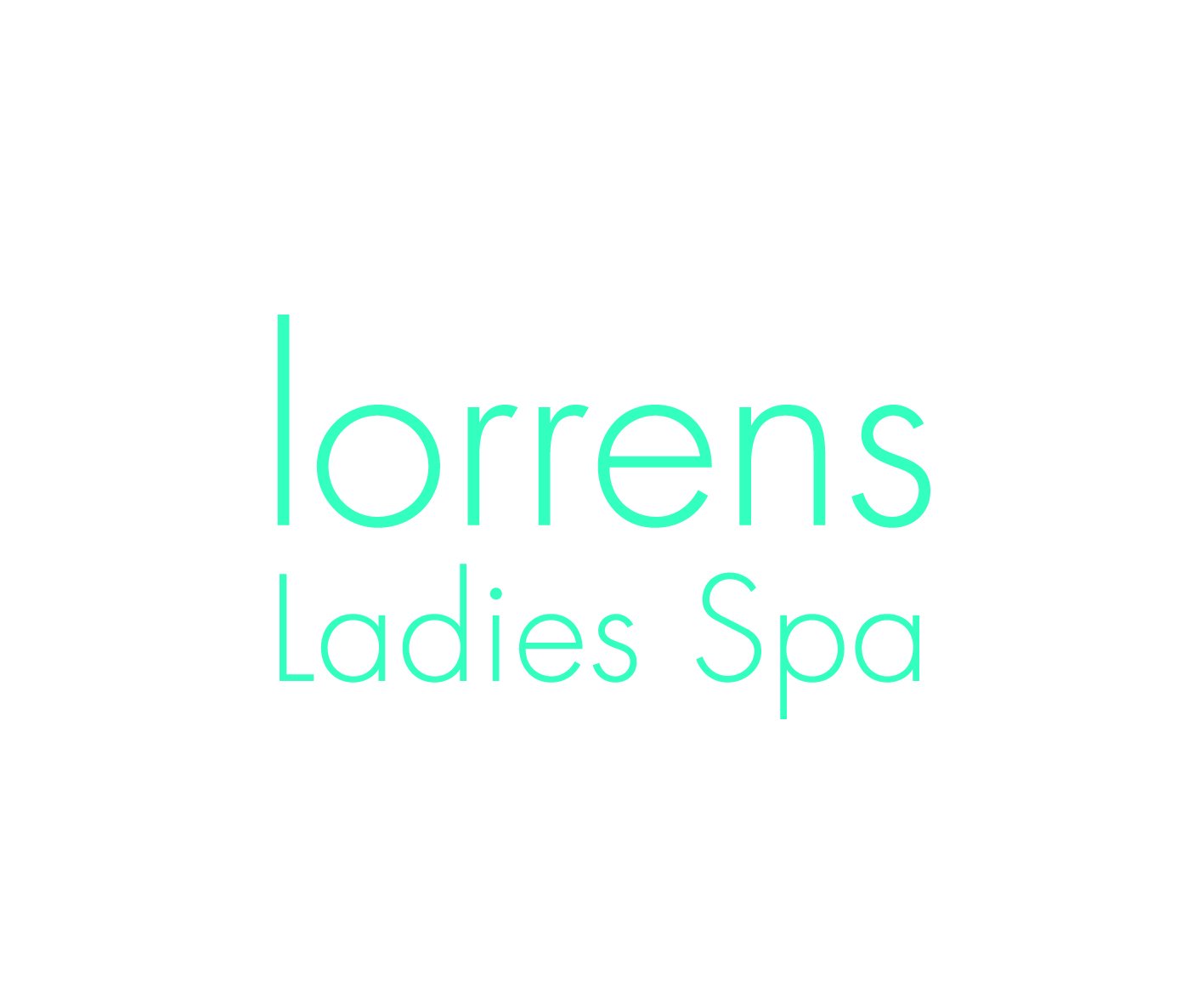 Lorrens blue on white logo